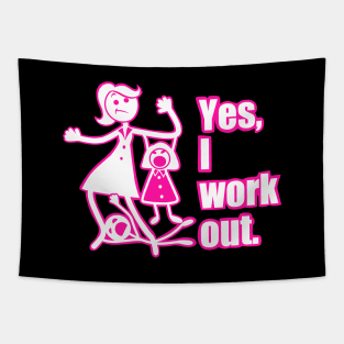 Mom Fitness / version 2 Tapestry