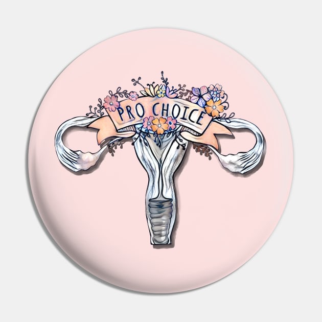 Pro choice, feminist, femminism, floral uterus, girl, women Pin by Collagedream