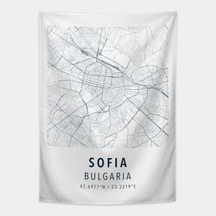 sofia simple map Tapestry