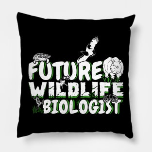 Animal Biology Future Wildlife Biologist Gift Pillow