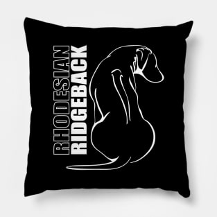 Rhodesian Ridgeback profile dog mom gift idea Pillow