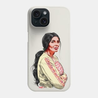 June Carter Cash - An illustration by Paul Cemmick Phone Case