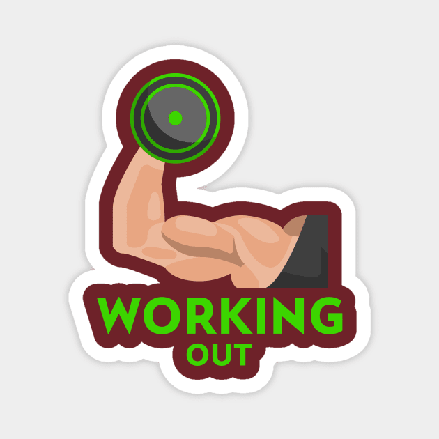 Working Out Magnet by Sabahmd