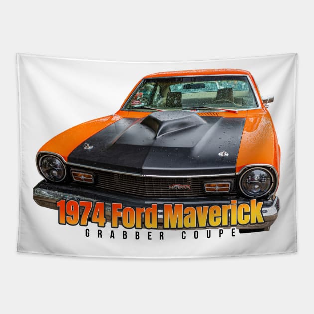 1974 Ford Maverick Grabber Coupe Tapestry by Gestalt Imagery