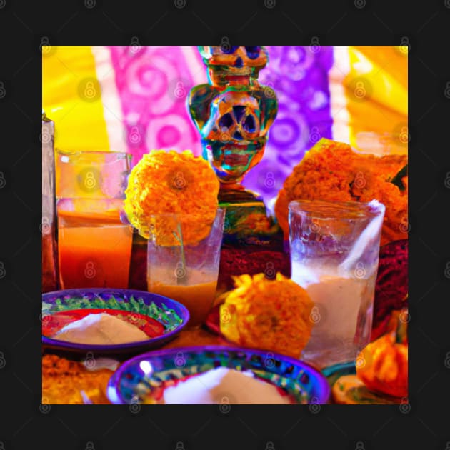 Dia de los Muertos Ofrenda by JohnCorney