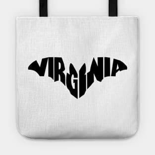Virginia Big Eared Bat - with text Tote