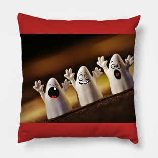 Halloween Funny Ghosts Pillow