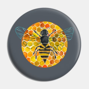 Bumblebee & Honeycomb Pin