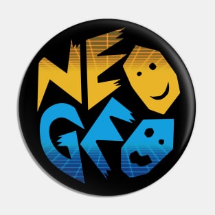 Neo Geo logo retro style Pin