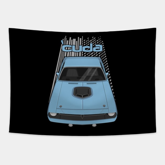 Plymouth Barracuda - Hemi Cuda - 1970 - Light Blue Tapestry by V8social