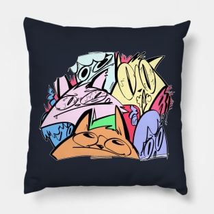 Mapachevere collage Shirt! Pillow