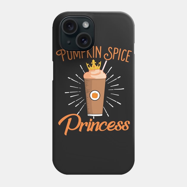 Pumpkin Spice Princess Phone Case by Eugenex