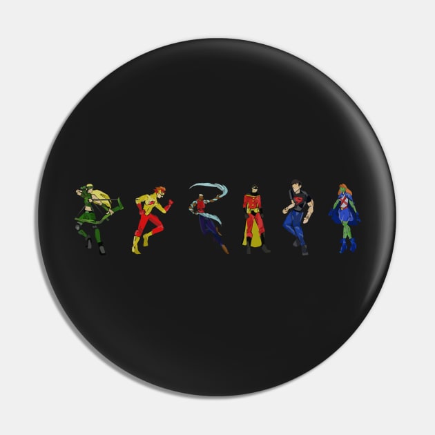 Young Justice Pin by Newtegan