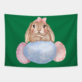 Bunny Cute Eggs Tapestry