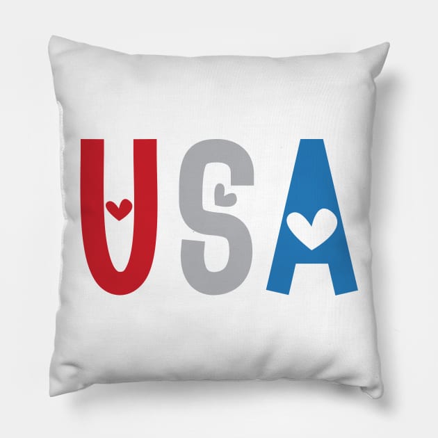 USA Pillow by Ombre Dreams