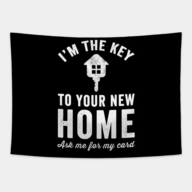 I'm the key to your new home Tapestry by captainmood