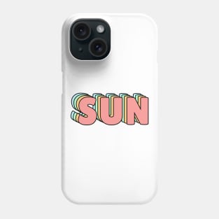 SUN PASTEL Phone Case