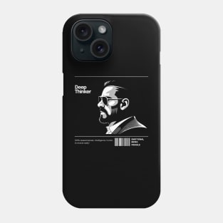 Thinking Man Phone Case