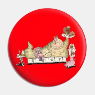 Mike Mulligan Pizza The Hut Pin