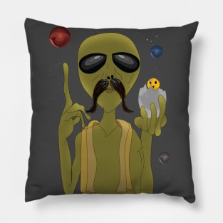 Alien and egg Pillow