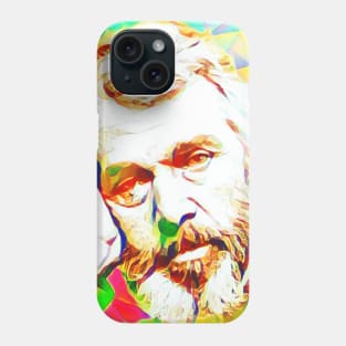 Thomas Carlyle Colourful Portrait | Thomas Carlyle Artwork 6 Phone Case