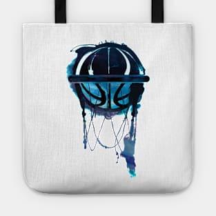 Basketball at the Rim Watercolor Design, Gift for Basketball lovers boyfriend Tote