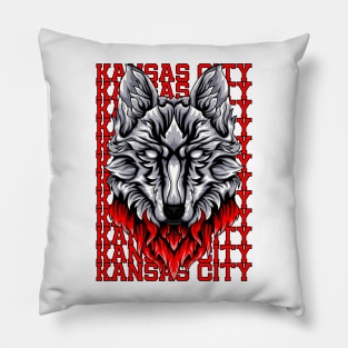 kansas city mascot Pillow