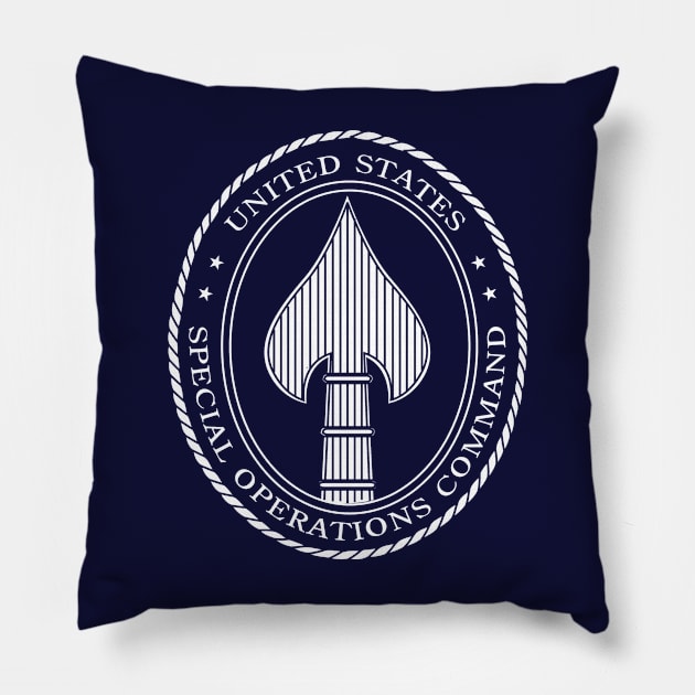 United States Special Operations Command Pillow by Historia