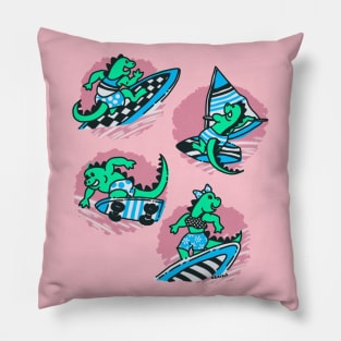 Epic Iguanas (Super Cool Version) Pillow