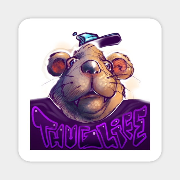 Thug Life Magnet by Graffitidesigner