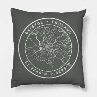 Bristol Map Pillow