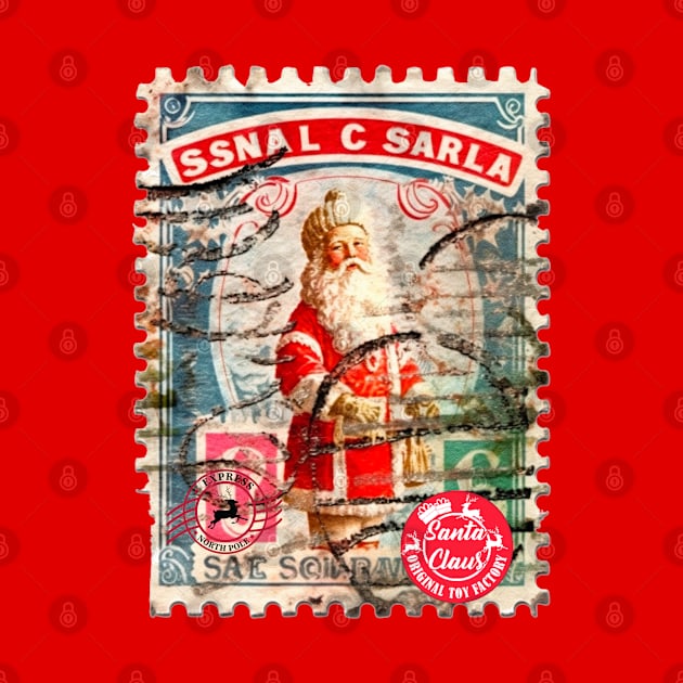 Santa Claus postal stamp#2 by katalinaziz