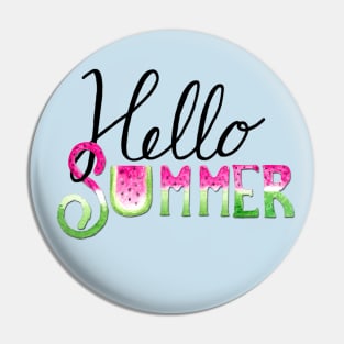 Hello Summer Pin