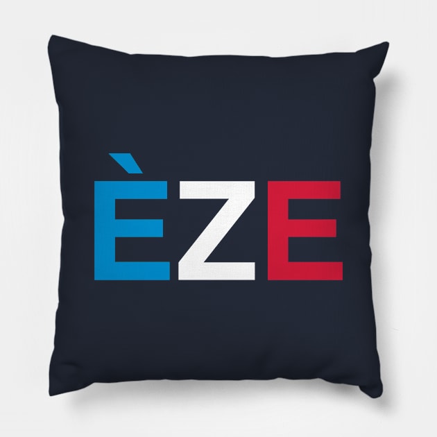 EZE French Flag Pillow by eyesblau