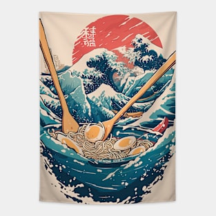 Kawaii ramen design 02 Tapestry