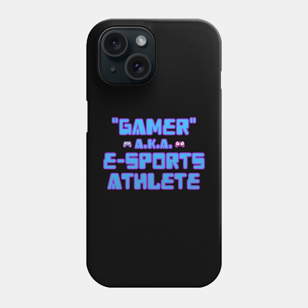 Gamer A.K.A. Esports Athlete Phone Case by Joselo Rocha Art