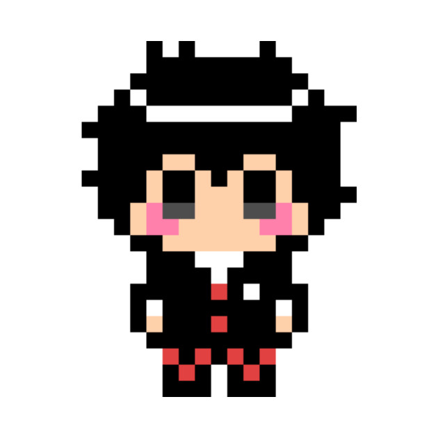 Persona 5 Joker 8-Bit Pixel Art Character - Persona 5 - T-Shirt