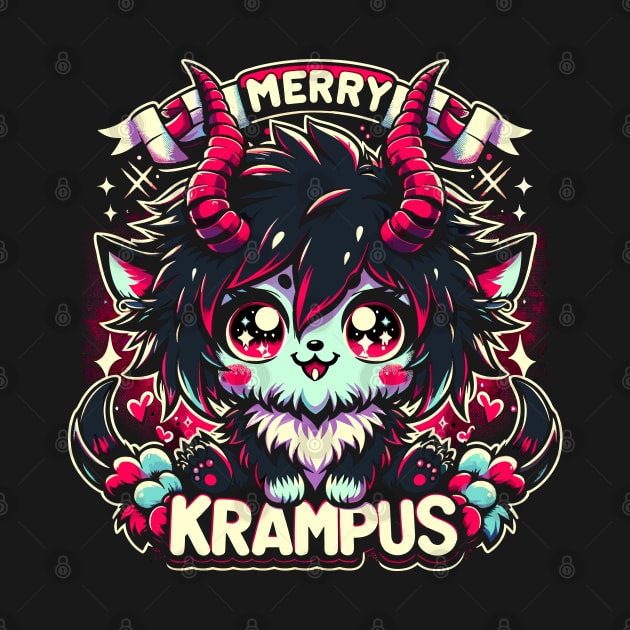 Kawaii Krampus Men Women Kids Merry Krampus Ugly Christmas by KsuAnn