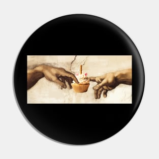 creation of cupcake Pin