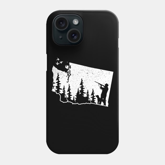 Washington Hunting Duck Phone Case by Tesszero