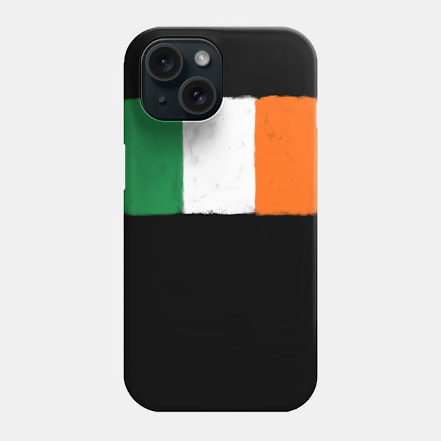 Ireland Grunge Flag Phone Case by shamila