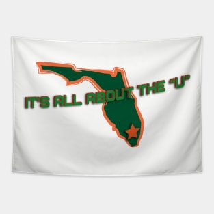 Its all about U Florida Design Tapestry