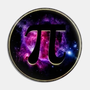 PI Day Universe Badge Design Pin