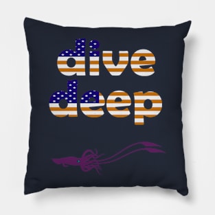 AMERICAN FLAG FOR DIVERS Pillow