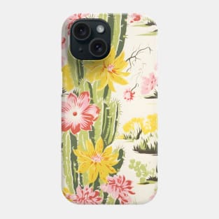 Cactus Desert Flowers Boho Phone Case