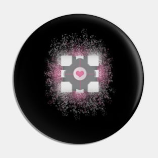 Companion Cube Explosion Pin