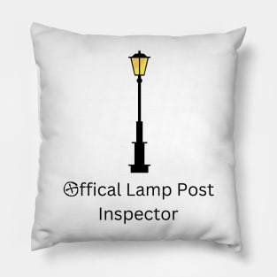 Offical Lamp Post Inspector Pillow