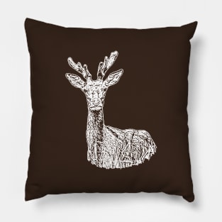 Red Deer Pillow