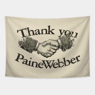 Thank You PaineWebber 1983 Tapestry