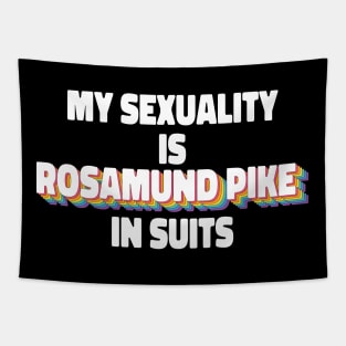 Rosamund Pike In Suits Tapestry